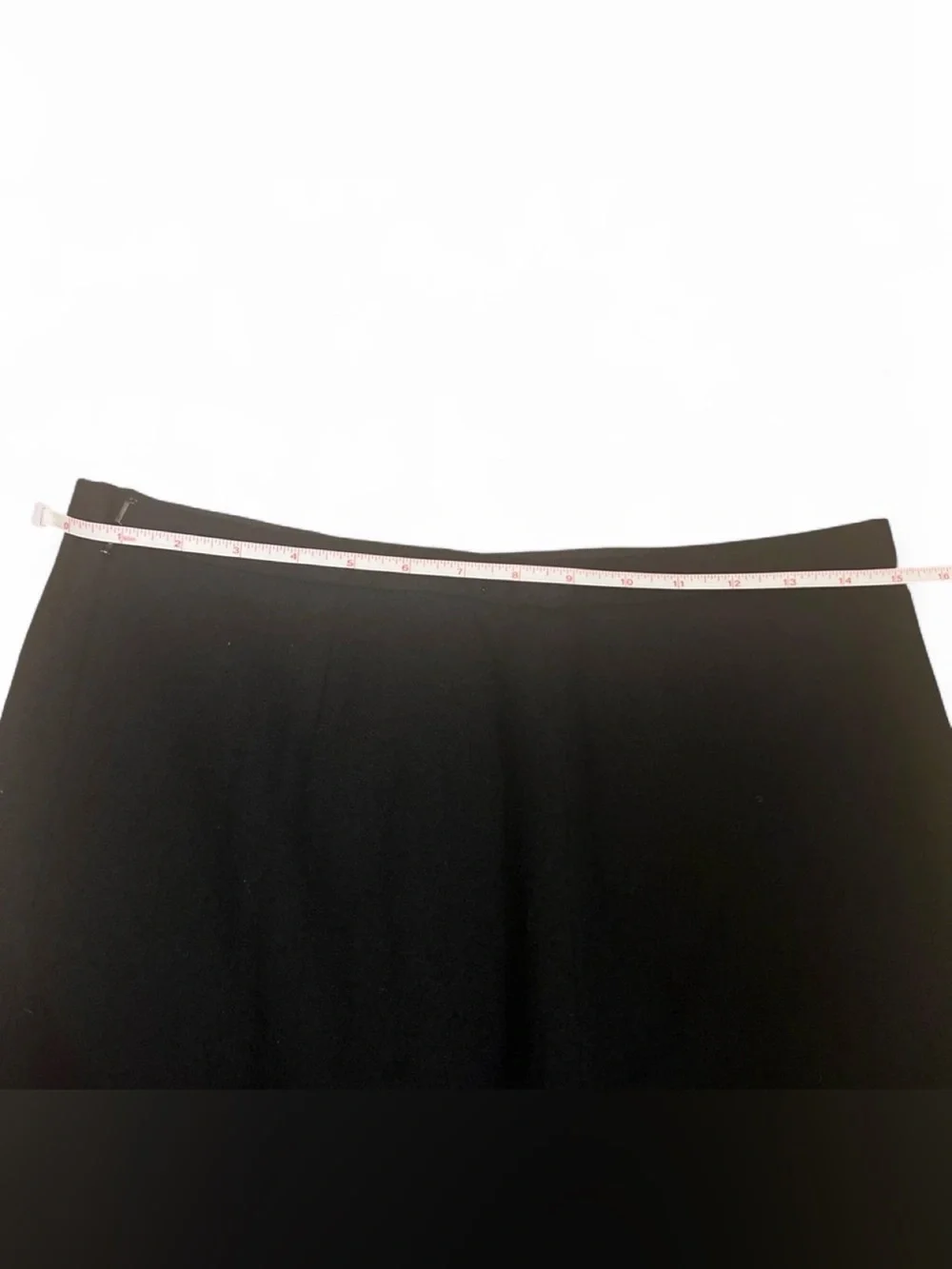 Vintage 100% Wool J. Crew Midi Skirt Black A-Line Flared Women’s Sz 6 Preppy